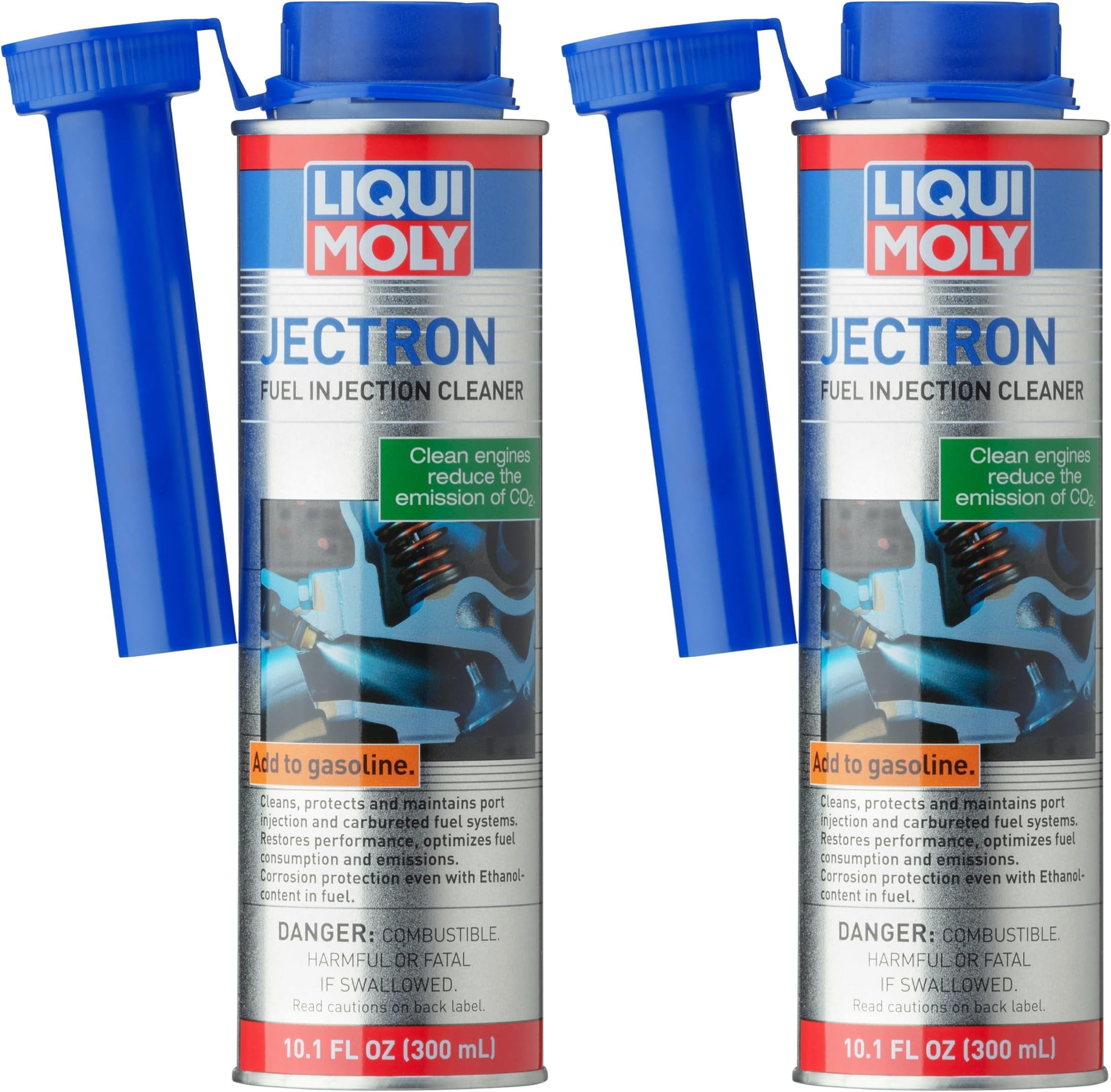 Liqui Moly 2007 Jectron Gasoline Fuel Injection Cleaner 300 ml, Blue (Pack of 2)