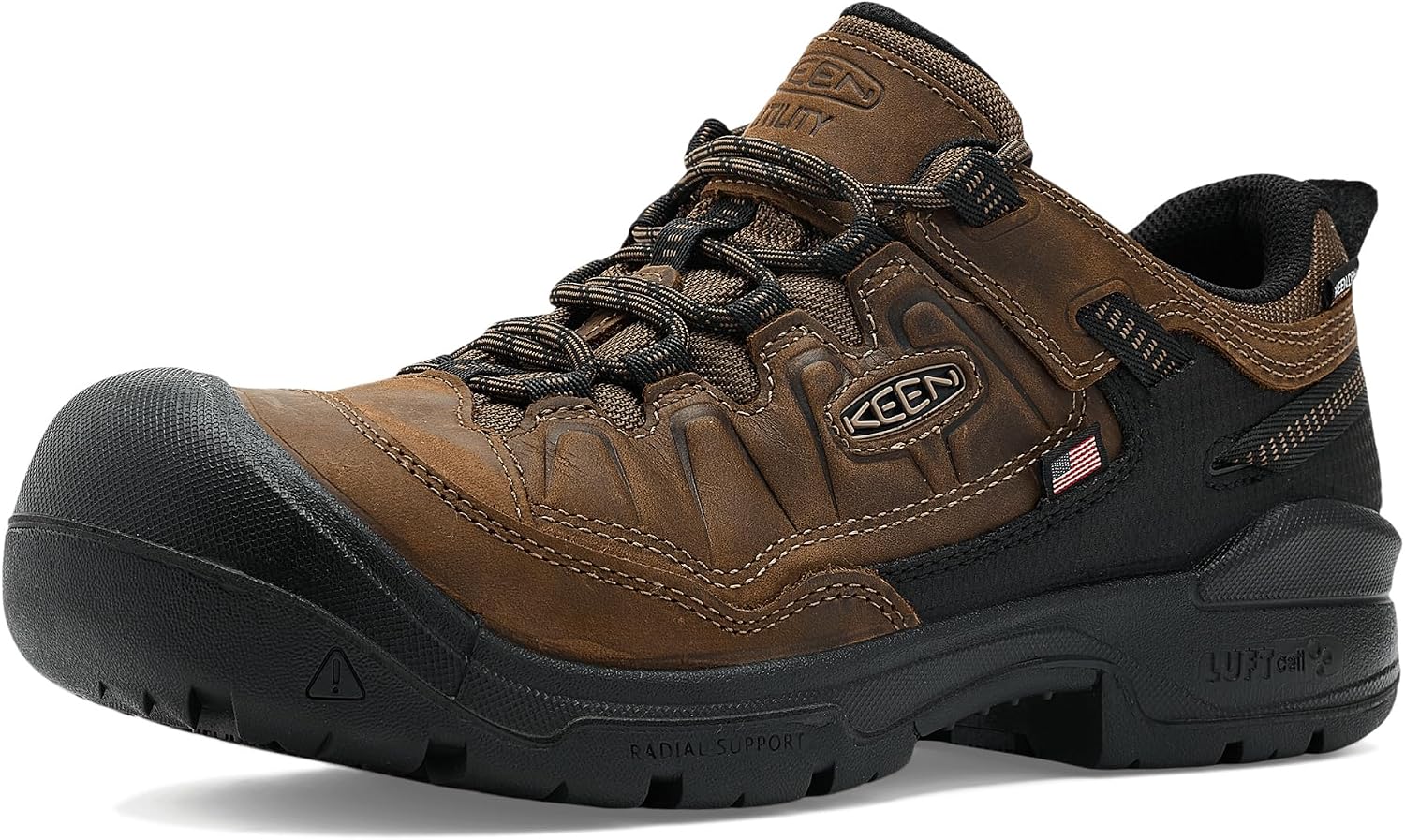 KEEN Utility Targhee IV Waterproof Work Shoes (Carbon Toe)