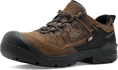 KEEN Utility Targhee IV Waterproof Work Shoes Carbon Toe