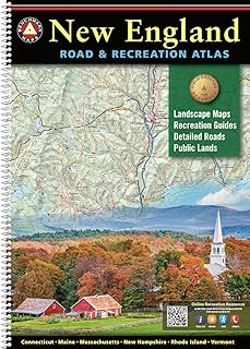 New England Road and Recreation Atlas - 1st Edition, 2025 (Benchmark)