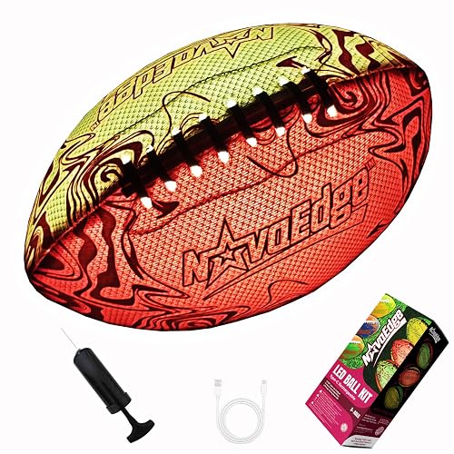 USB-C Rechargeable Football with LED Lights - Glow in the