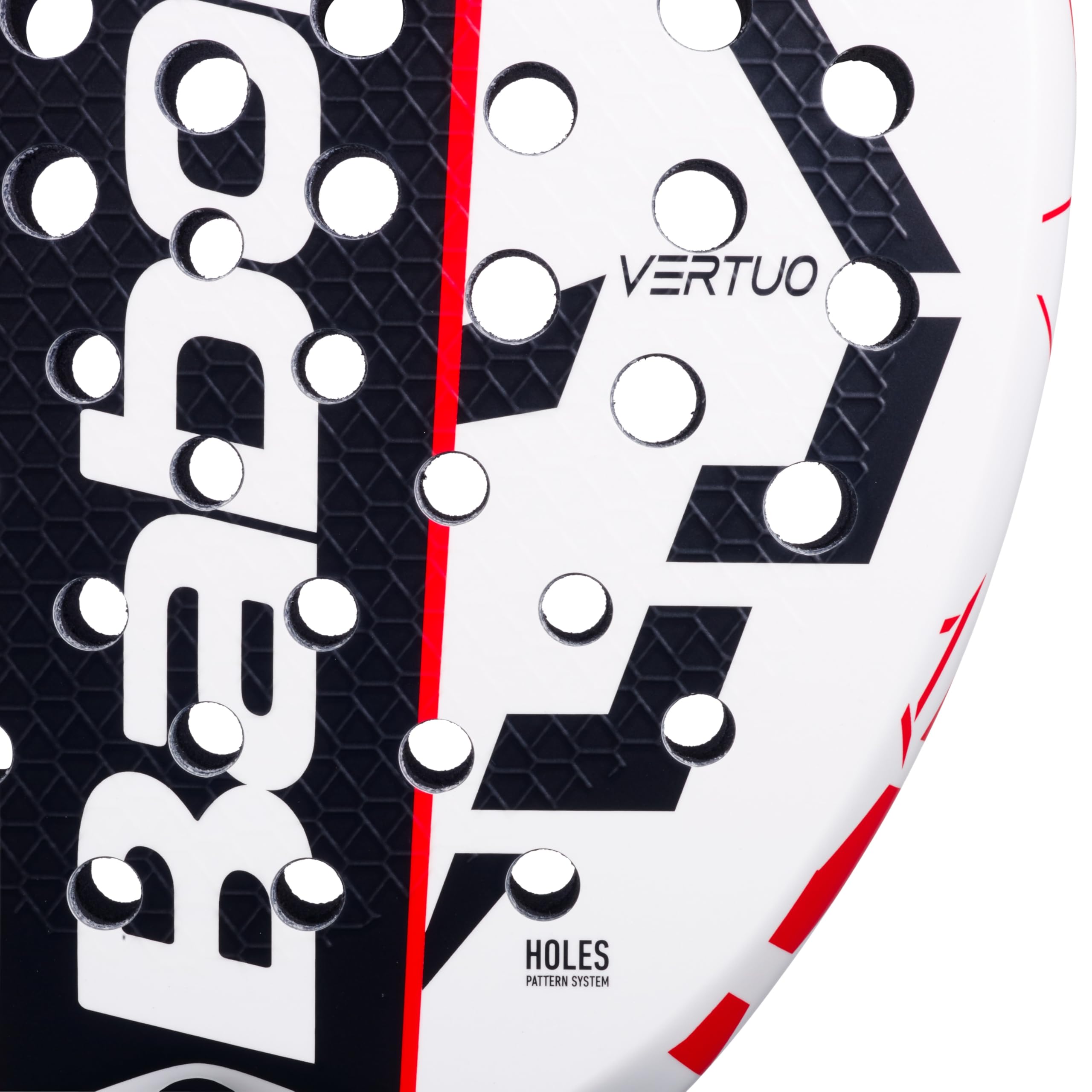 Babolat Tech vertuo Juan Lebron 2025 Incordata: No 355g Racchette da Padel Racchette da Padel Bianco - Nero