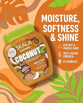 Skala - Linha Frutastica - Creme de Tratamento Coco 1 Kg - (Fruitastic Collection - Coconut Treatment Cream Net 35.37 Oz) | 35.37 Oz