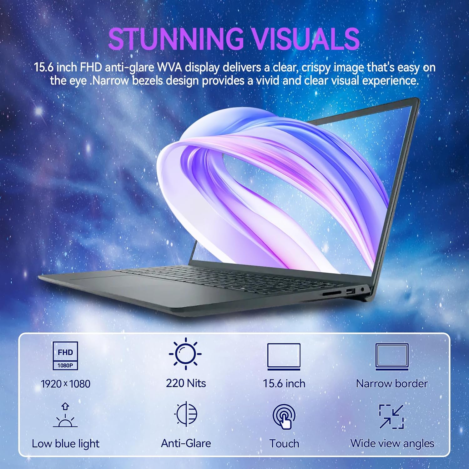 Dell Inspiron 15 3000 Touchscreen Laptop Computer, 15.6" FHD IPS Touch Screen Business Laptop PC, 13th Gen Intel 10-Core i5, 64GB RAM 2TB SSD, Windows 11 Pro, 10-Key Number Pad