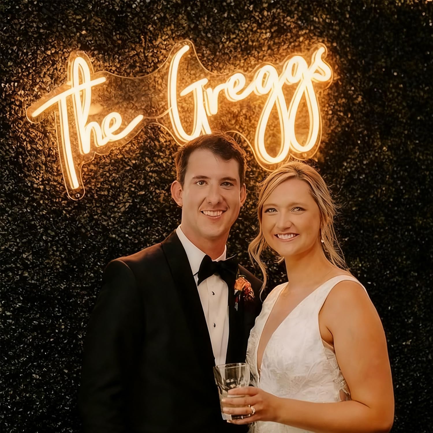 Custom Neon Signs for Wedding, Events, Anniversary, Personalized Led Name Neon Light Gifts for Wall Decor Bedroom Birthday Part RGB Color Changing Optional