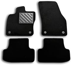 Car Mats for Seat Ateca 2016 Onwards – Tailored Mats – Non-Slip – Heel Pad in PVC (Polyvinyl Chloride) – Fixing Clips