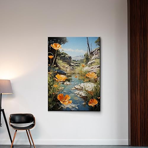 Miniatura 3 de Desert Poppies, Southwest Landscape Nature Art Print, Wildflower Photography, Western Room Decor, Canvas Prints, Art Decor