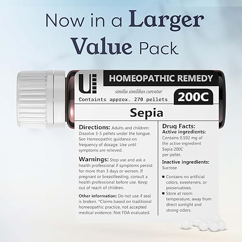 Miniatura 6 de Remedio homeopático Sepia 200C - 200 pellets, Urenus