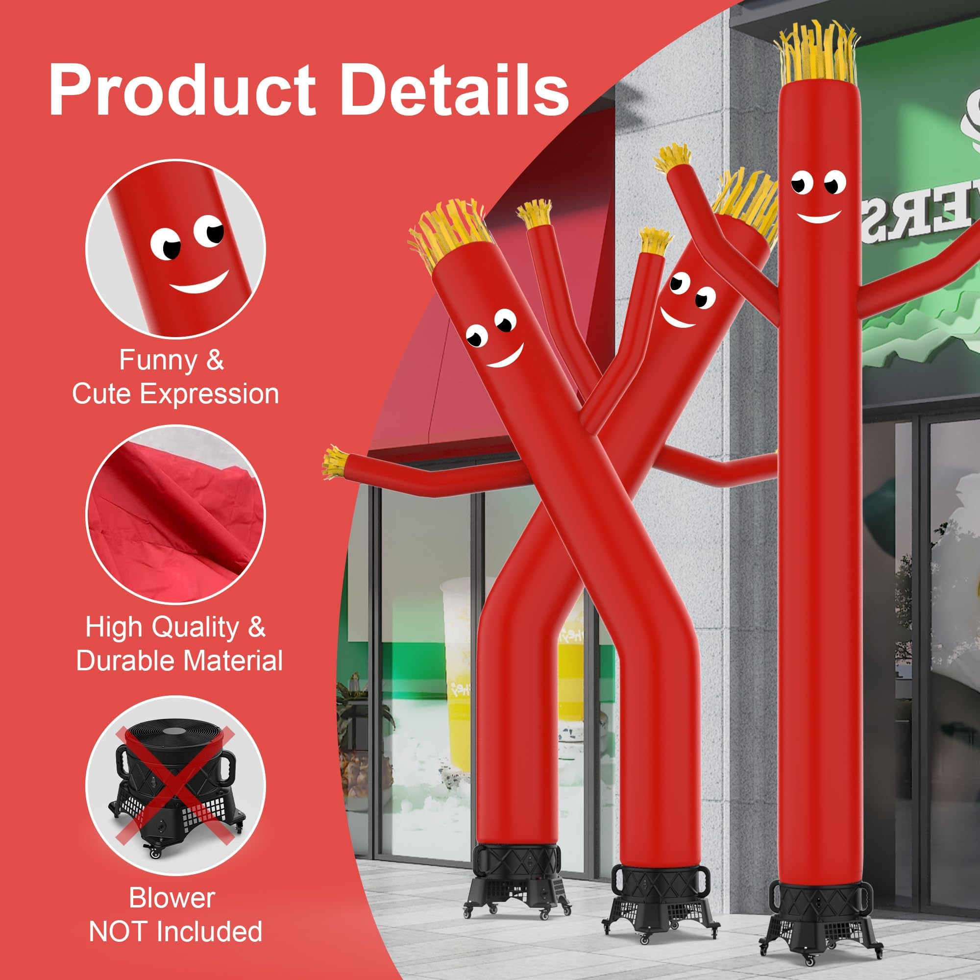 Amazon.com: Huilynsen Inflatable Tube Man,10 ft Wacky Blow Up