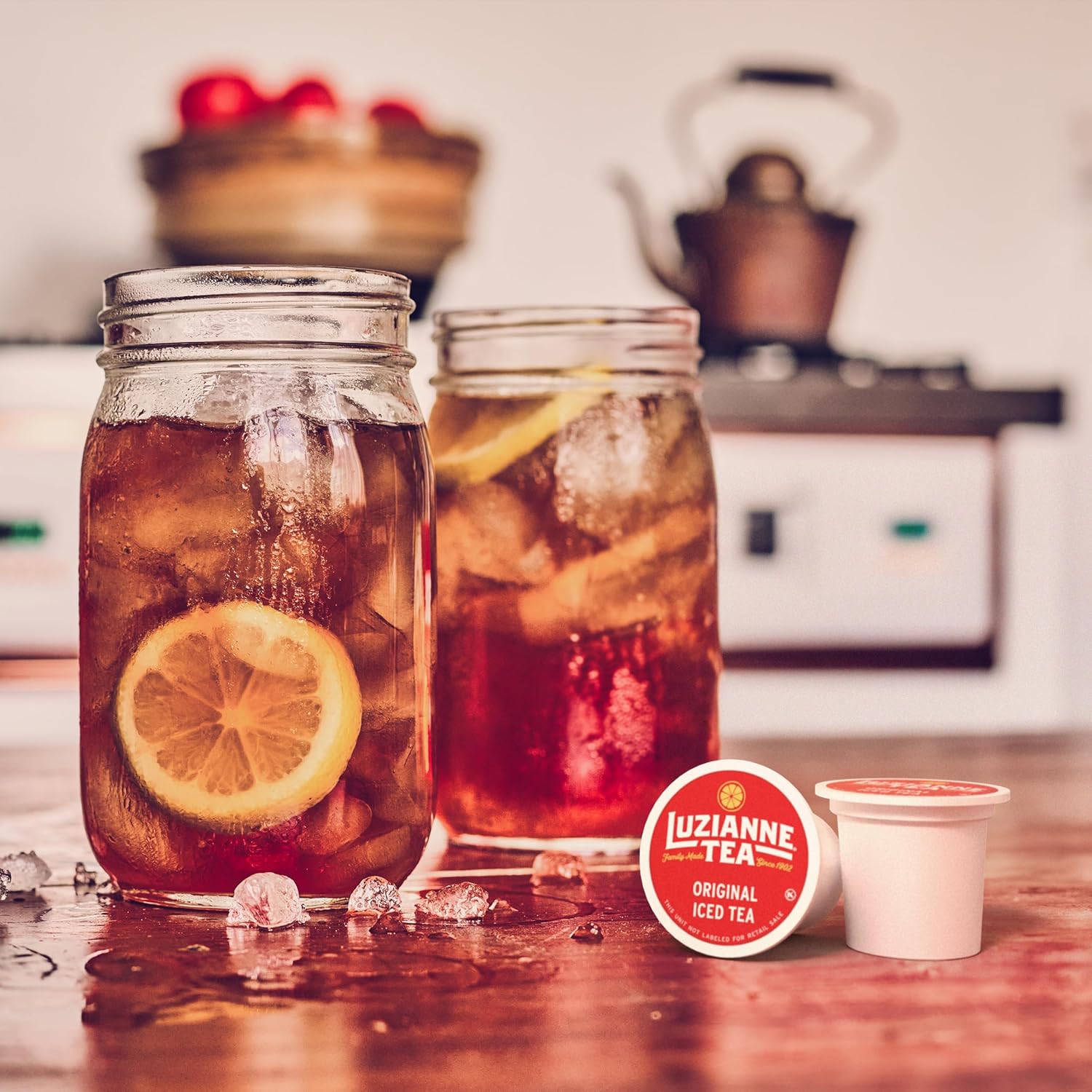 Luzianne Unsweetened Iced Tea Single Serve Pods, 12ct Box (Pack of 6)