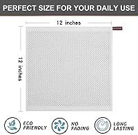 Vista 5 de Kitinjoy - Paños de cocina de 100% algodón, 6 paquetes de tejido a cuadros ultra suaves absorbentes para secar platos, toallas de cocina de secado