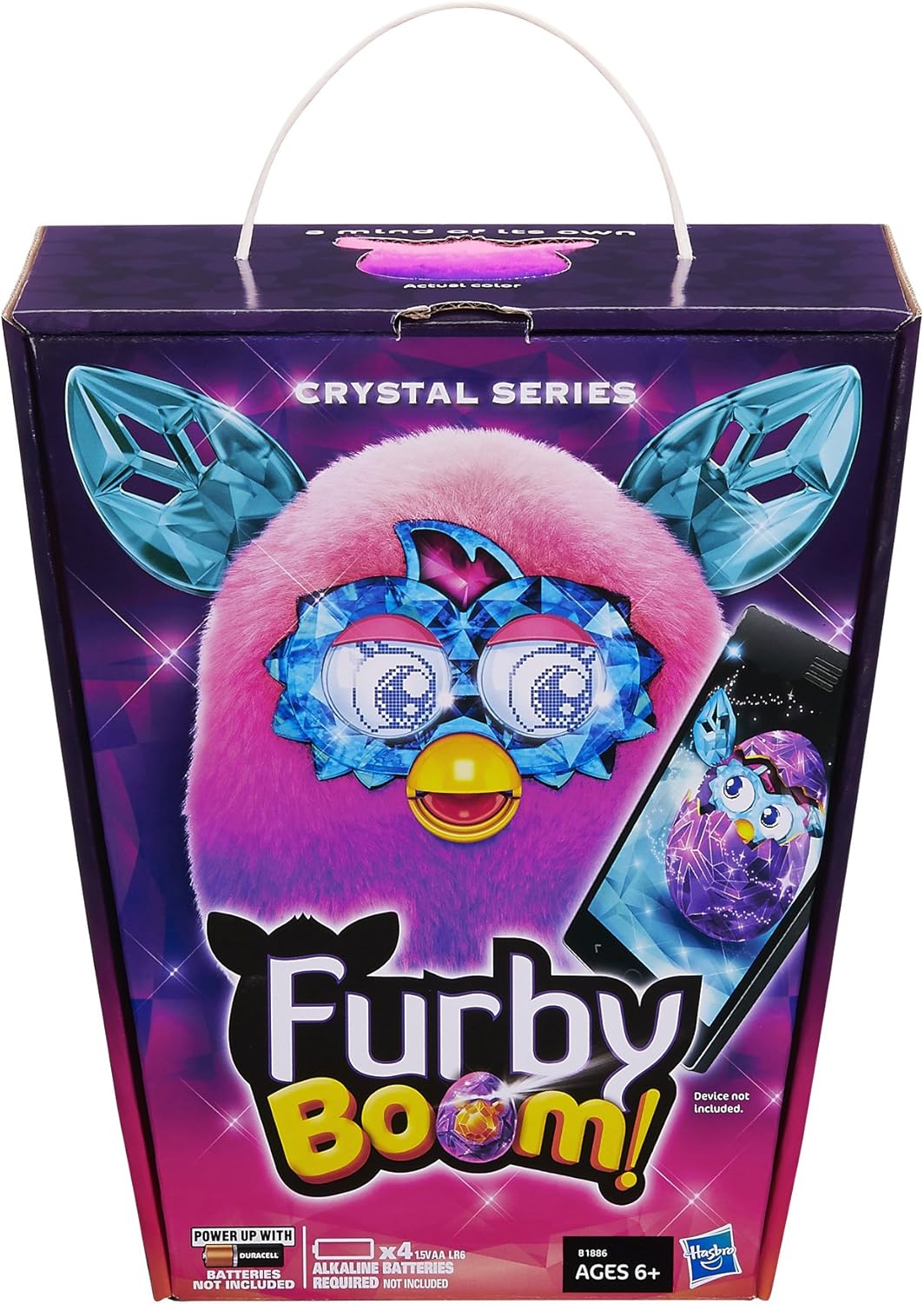 Furby Boom Serie de Cristal Furby (Rosa/Morado)