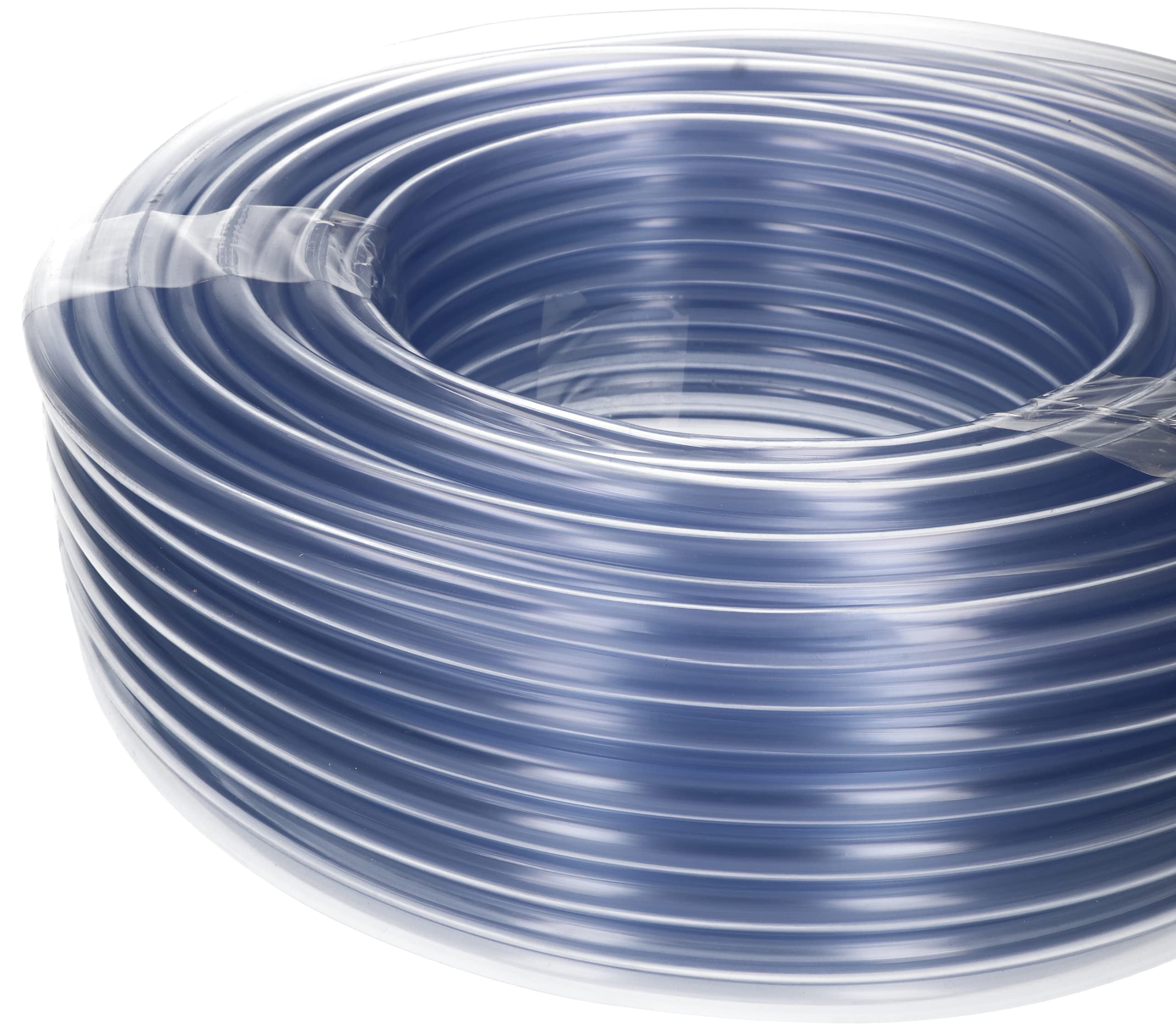 KOTARBAU® Manguera de Combustible Transparente, 10 mm x 50 m, Tubo de PVC para la conducción de líquidos, Agua, Aire, Gasolina, Tubo para Acuario, Manguera técnica Flexible