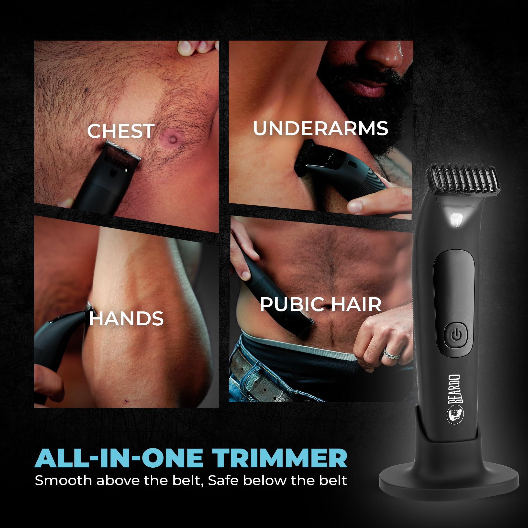 BEARDO Ball Safe Trimmer - Men's Intimate Groomer -3 BEARDO Ball Safe Trimmer - Men's Intimate Groomer -3