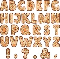 Vista 9 de Juego de 150 letras grandes de 6 pulgadas para tablón de anuncios, letras recortadas del alfabeto de aula negras para exhibición en tablón