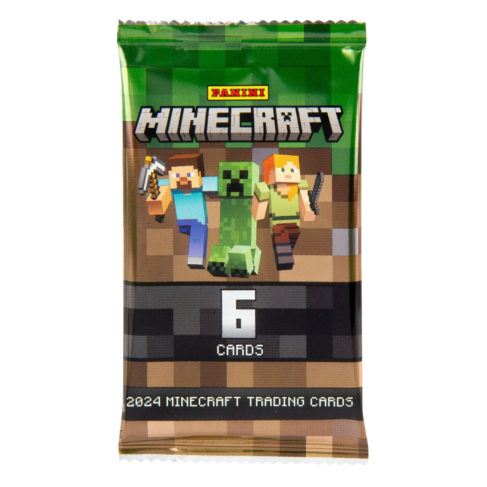 Amazon.com: Panini Minecraft Blaster Box – Official Trading Cards, 36 Cards  per Box, Foil Parallels, Rare Inserts, Retail Exclusive : Toys & Games