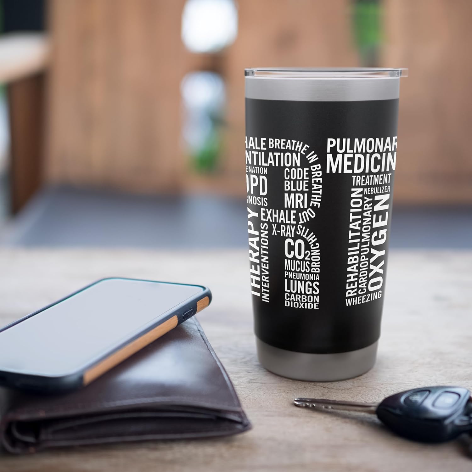 Respiratory Therapist RT Therapy Respiratory Care Week Stainless Steel Insulated Tumbler