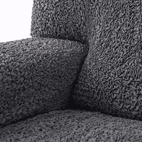 Miniatura 8 de PAULATO BY GA.I.CO. Funda para sofá modular, funda de sofá duradera y fácil de limpiar, fundas lavables para sofá esquinero, funda elástica de