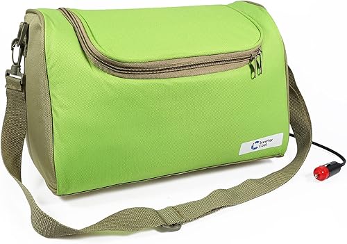 Ecoer - Bolsa enfriadora eléctrica para automóvil, 12 V, termoeléctrica con enchufe para vehículos, paquete de refrigeración portátil para
