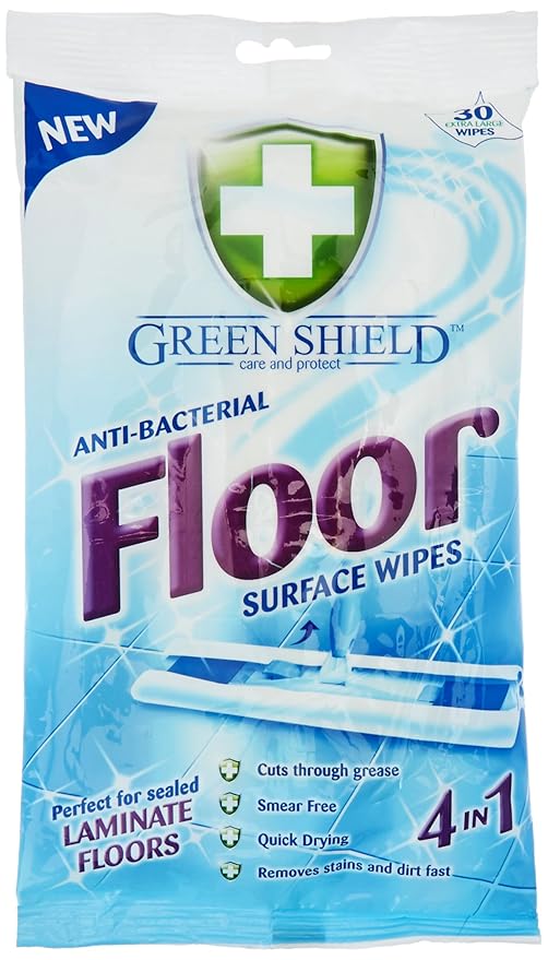 Greenshield Anti Bacterial Floor Wipes Pack Of 30 Amazon.in Health