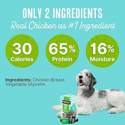 Miniatura 4 de Waggin' Train Chicken Jerky Curls - Golosina de cecina para perros con ingredientes limitados, alto contenido de proteínas, sin granos, bolsa de 16