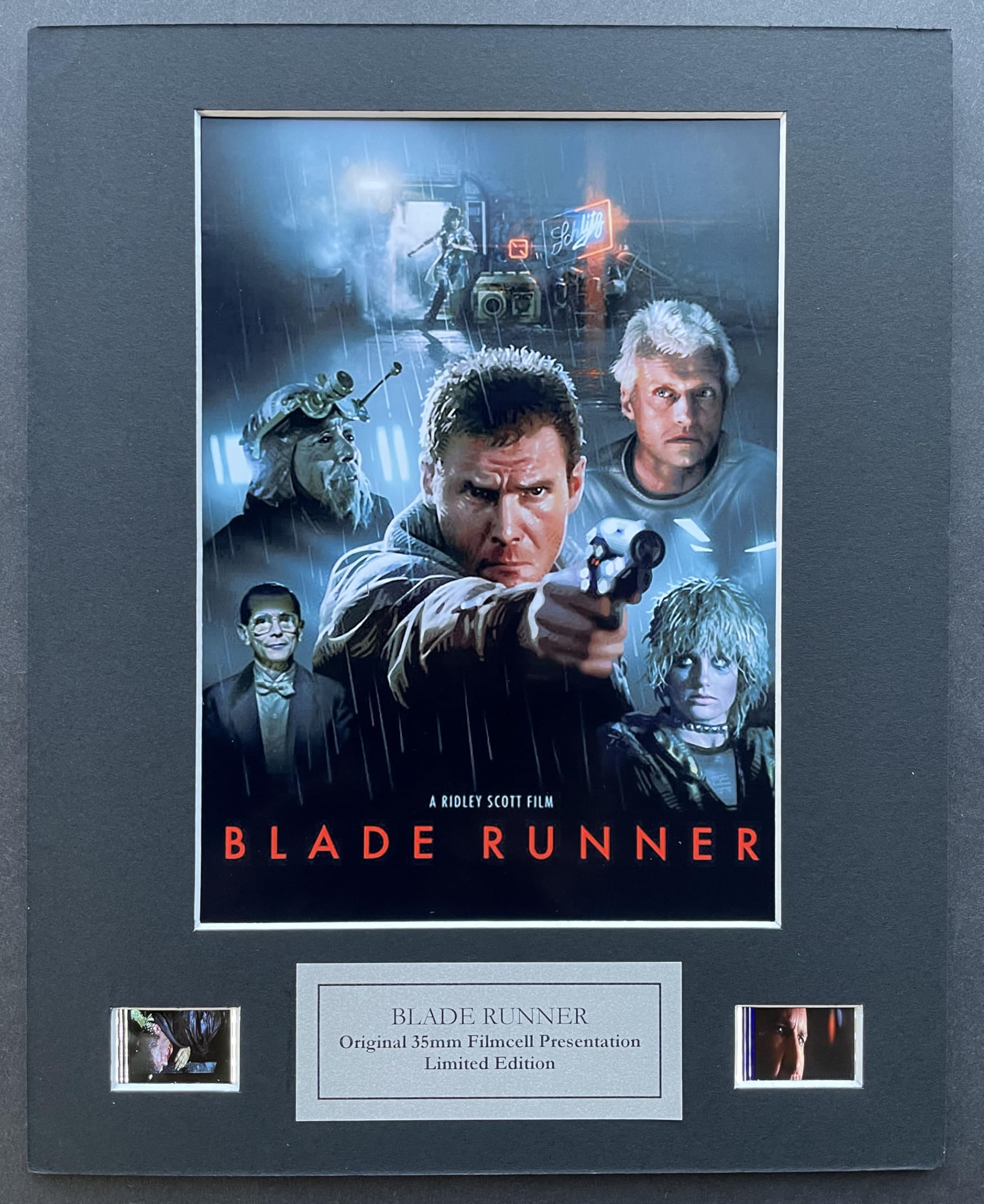 MGP Memorabilia BLADE RUNNER Original 35mm film cells set in Quality Mount