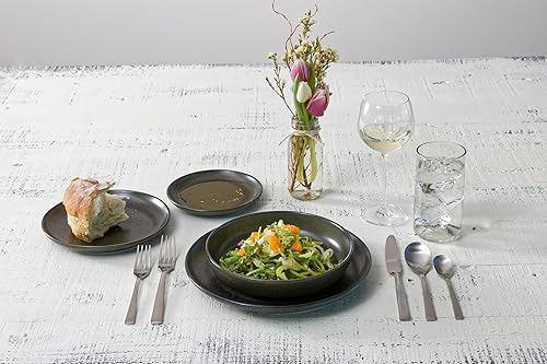 Miniatura 4 de Fortessa Sound Stoneware - Juego de vajilla de 16 piezas, servicio para 4, bosque