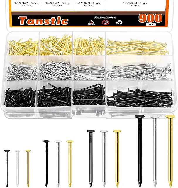 Tanstic Nail Assortment Set by Emily Nagels: Finishing, Wooden, Galvanized, Hanging Nails