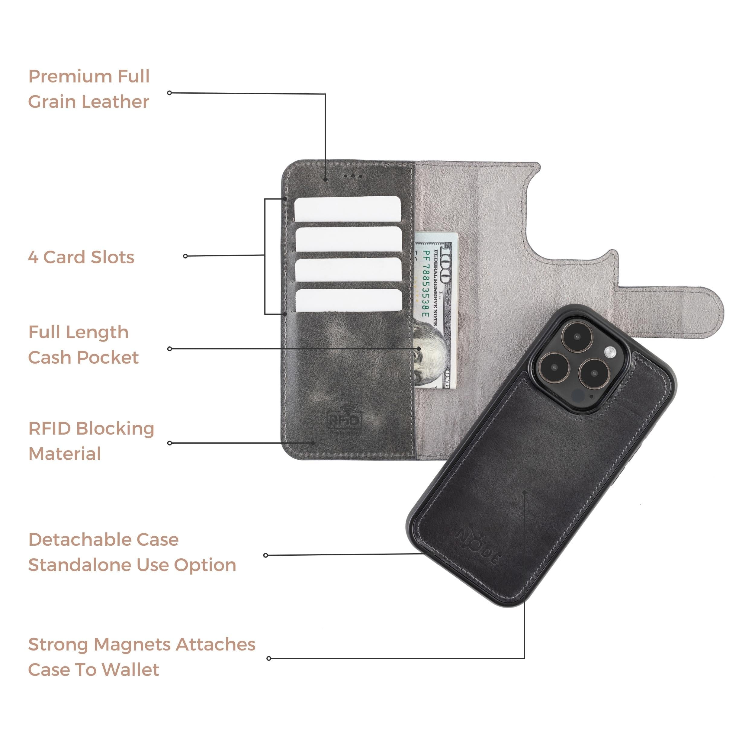 Amazon.co.jp: iPhone 15 Pro用 ノードレザーケース MagSafe対応 本革