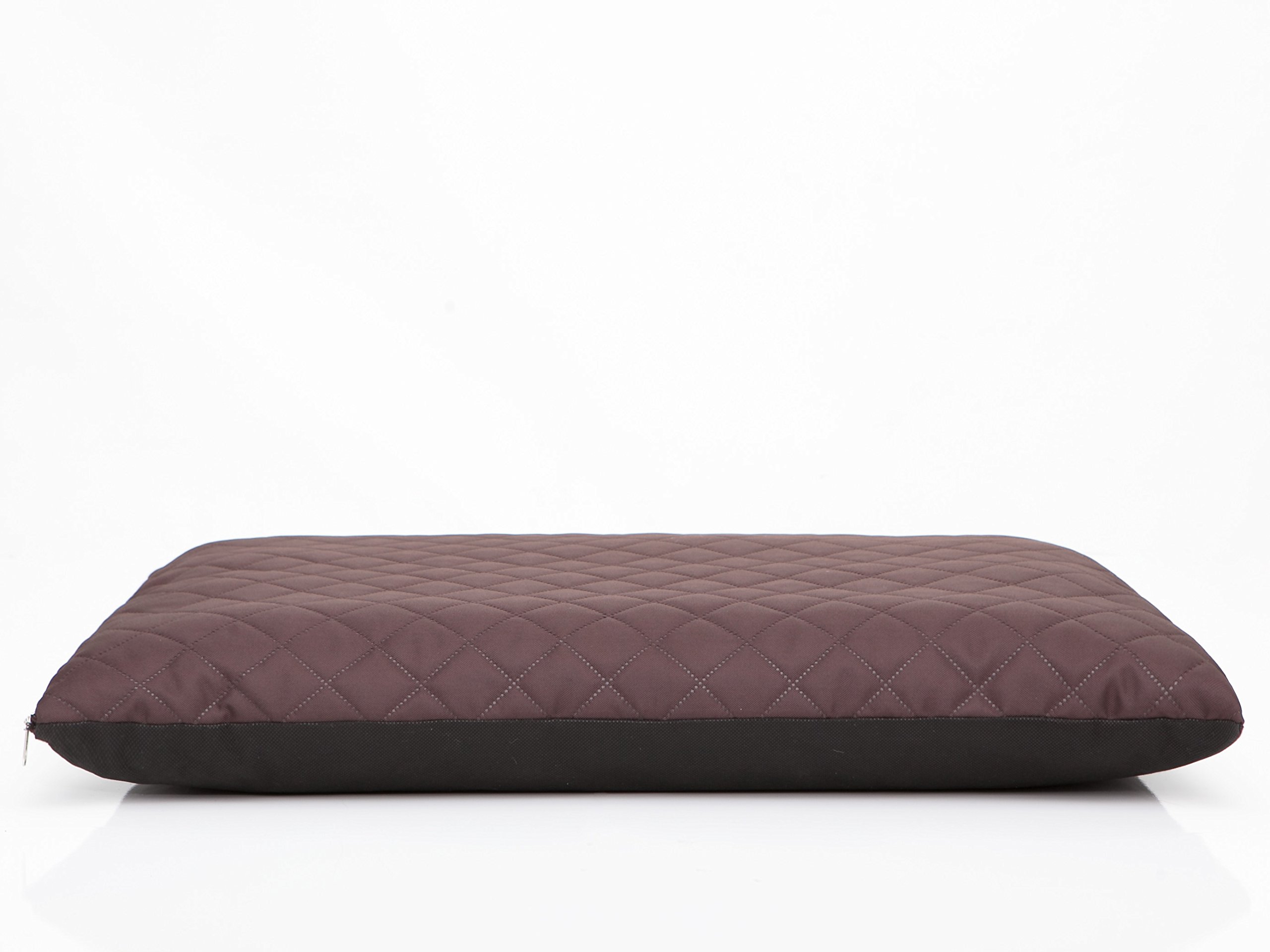 Pillowprim Cojín para perros Elite Colchón Cama para Perros Sofá Perros Cama para Perros Cama para Mascotas Suave Cama XL 74 x 50 cm Marrón Codura
