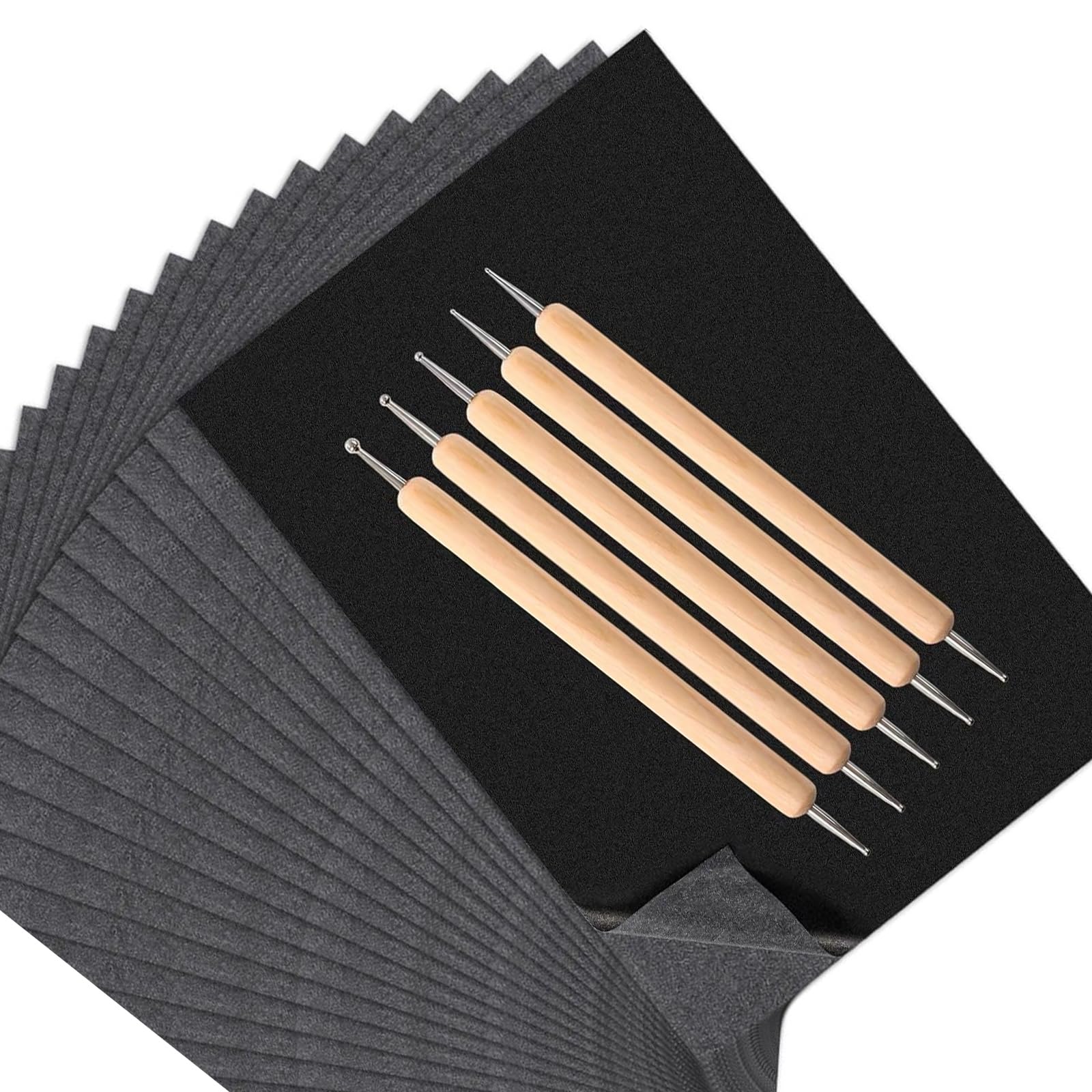 HDOYTXXM Carbon Paper and Pressure Touchpin Set for Artists Students and Hobbyists Accuracy Tracing Set