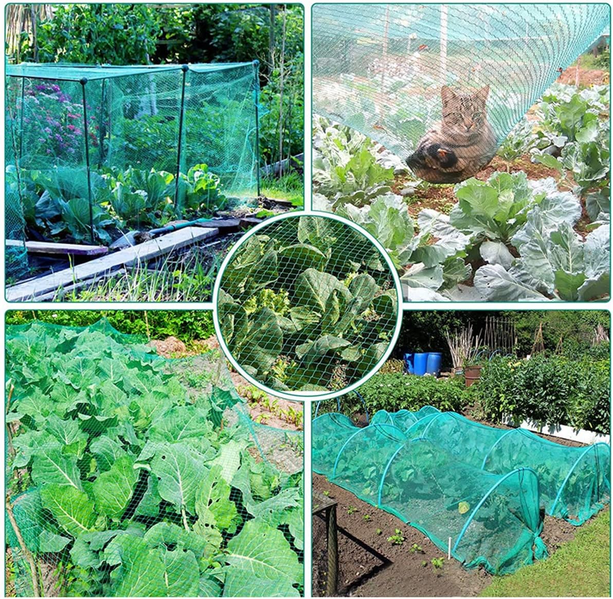 Anti-Bird Netting Garden Netting Pest Bird-Proof Trellis Net Seed Flowers Vegetables Protector 4x15M