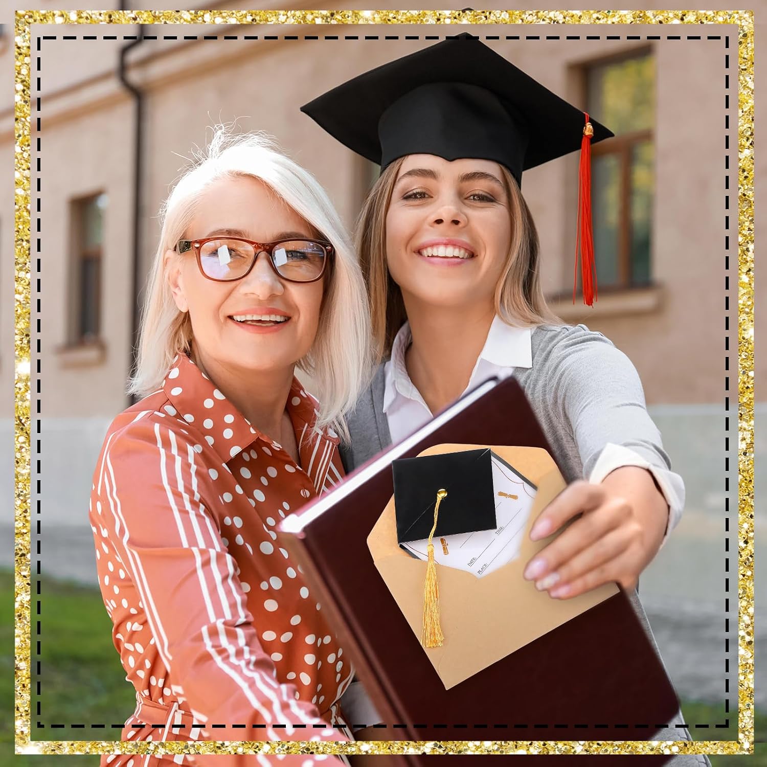 Kosiz 30 Pack Graduation Invitation with Envelopes Graduation Party Invitations Class of 2026 Grad Celebration Announcement Cards Party Supplies for University Masters