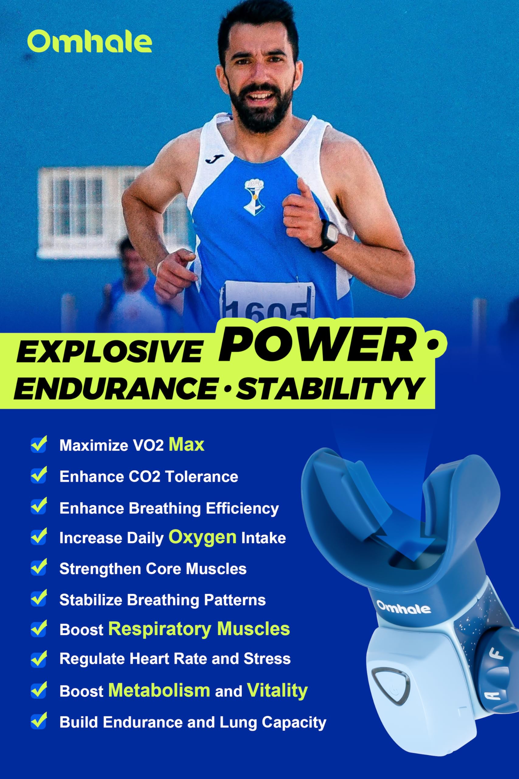 Ejercitador muscular, con dispositivo guiado por voz, 3 modos de entrenamiento, niveles de resistencia ajustables, ligero y portátil