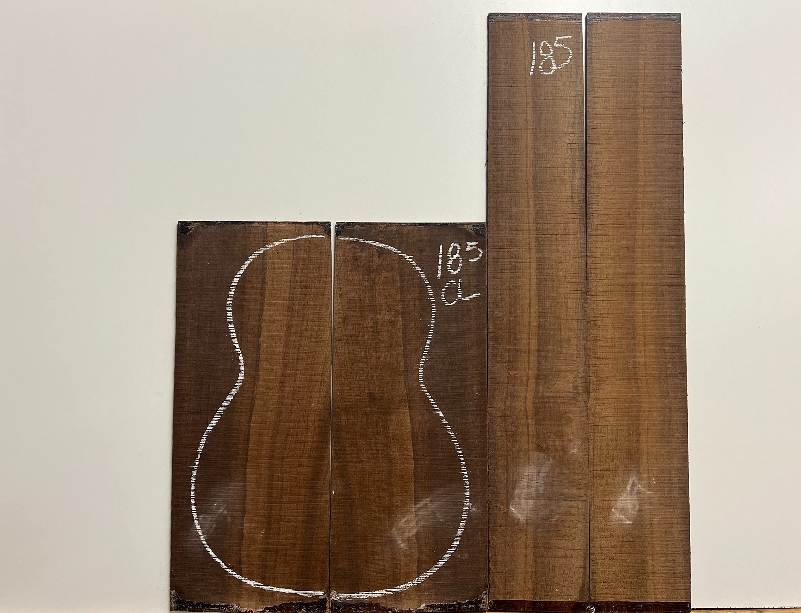 Exotic Wood Zone | Indian Laurel Classical Guitar Back and Side Sets Luthier Tonewoods # 185
