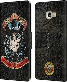 Head Case Designs Oficjalnie Licencjonowany Guns N' Roses Ciecie Zabytkowe Skórzany Portfel Etui Kompatybilny z Samsung Galaxy A5 (2017)