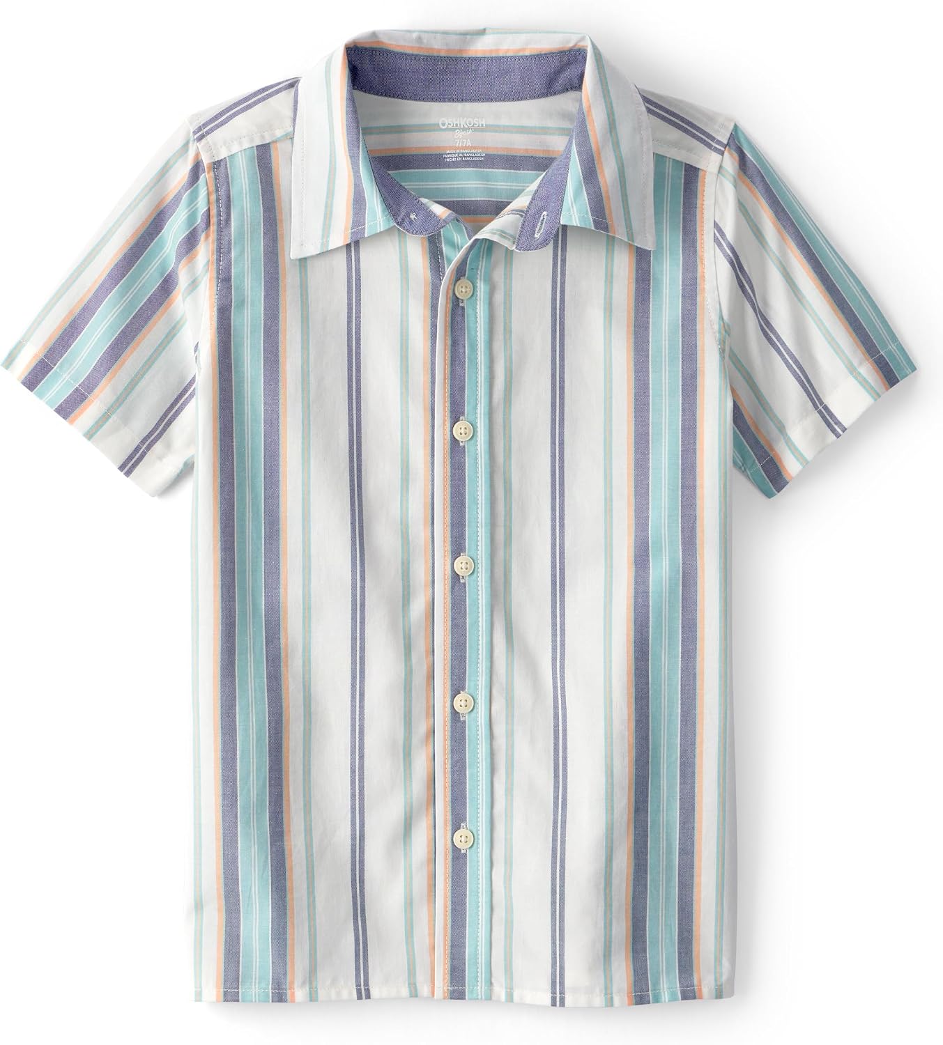 OshKosh B'Gosh Boys Short Sleeve Woven Buttonfront Shirt