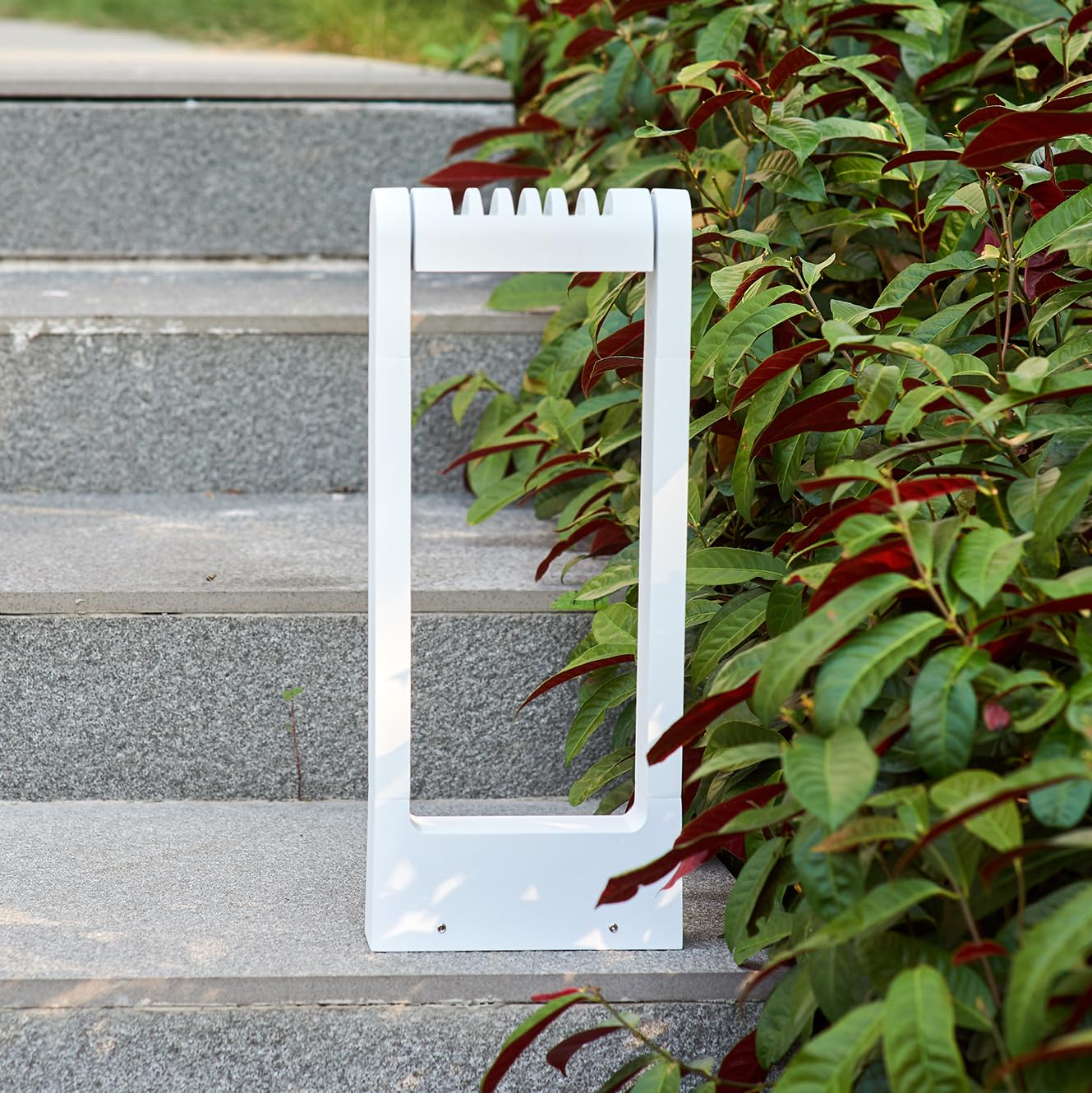 LED Poste Iluminación Poste de Exterior Luz Aluminio/LED COB/Poste de Patio en Moda Impermeable paisaje/Caminos/Patio IP65 (orientable Blanco/Blanco cálido)