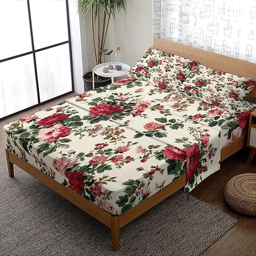 Miniatura 22 de Retro Sunset Sheets Split King Size Sheet Set, Neon City Vaporwave Bed Sheets Bedroom Decor, Cyberpunk Bedding Sheets & Pillowcases 5 Piece, Deep