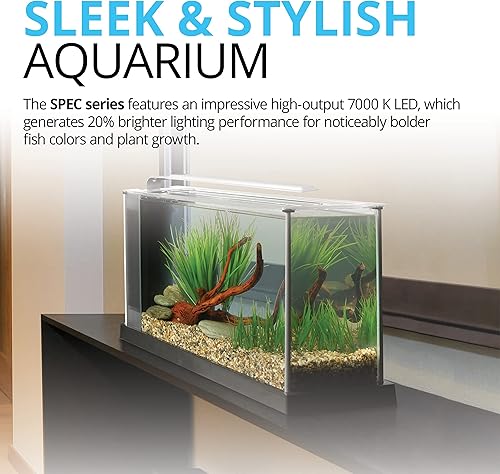 Miniatura 3 de Fluval Spec V Acuario Kit, 5 Galones, color blanco