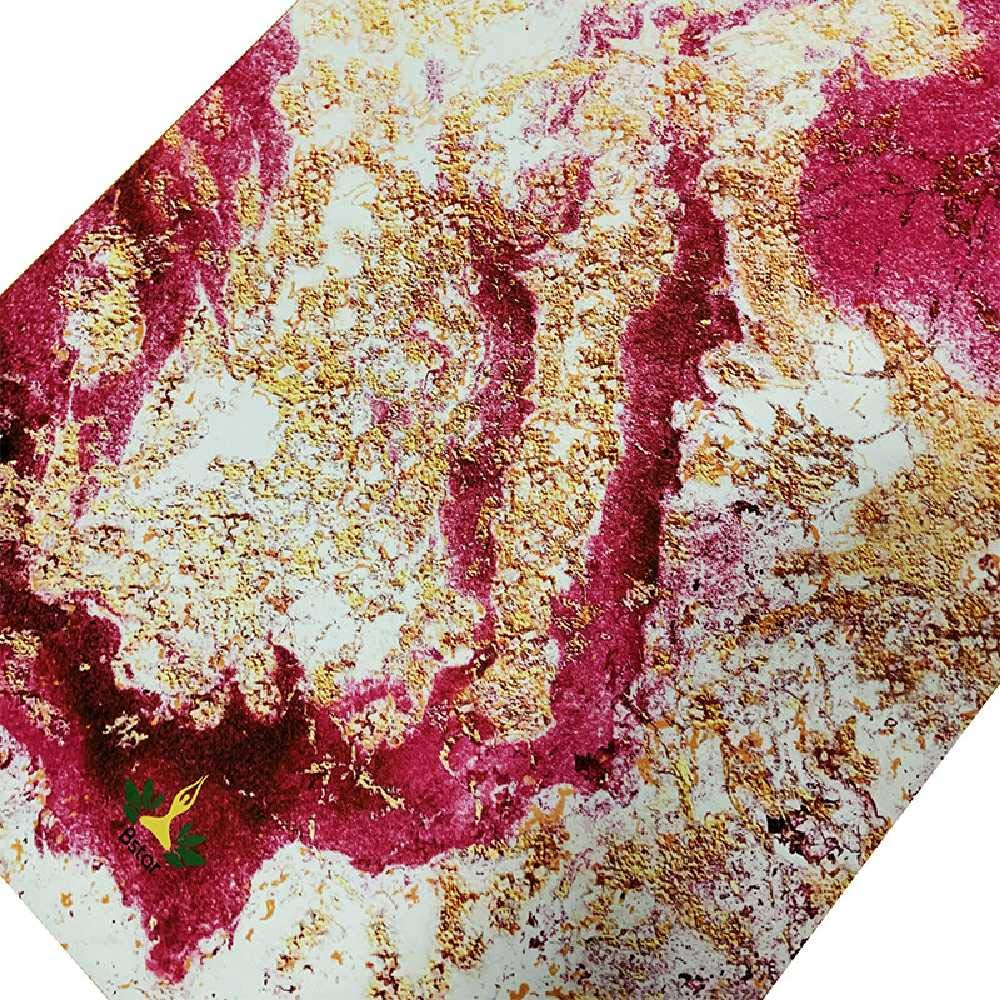 Tapis de gymnastique imprimé rouge 183x68cm épaisseur 1.5mm pour le sport à la maison