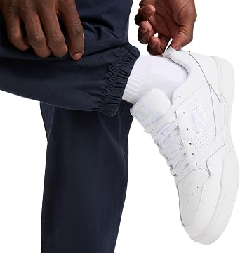 Champion Men's Cinched-Bottom Lounge Pants, Standard Fit, Lightweight 100% Cotton, Available in Regular and Big & Tall