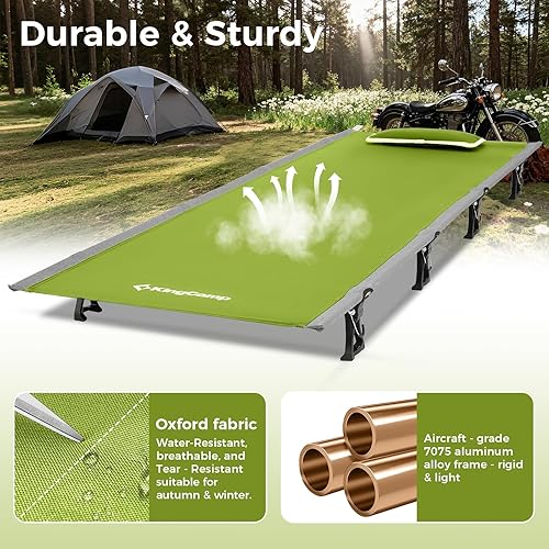 Miniatura 5 de Kingcamp cama utraliviana plegable para tienda de campaña 4.4 libras