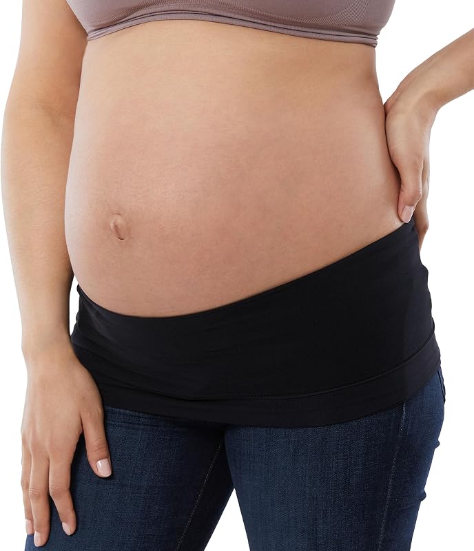 Basics - Bellaband - Belly Bands for Pregnant Women (S/M, Black)