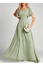 Amazon.co.uk: Sage Green Bridesmaid Dresses
