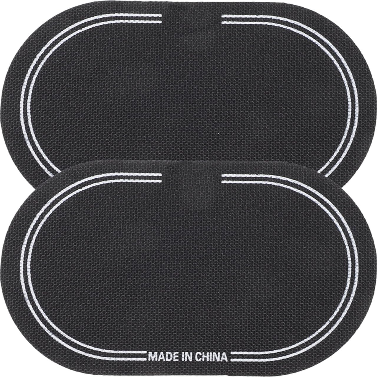 2 Pcs Bass Drum Single Pedal Patch: 6.1 x 3.5 Inch Self-adhesive Drumhead Mute Pad - Percussion Instrument Accessories, Black Drum Patch for Replacement Kick Drum