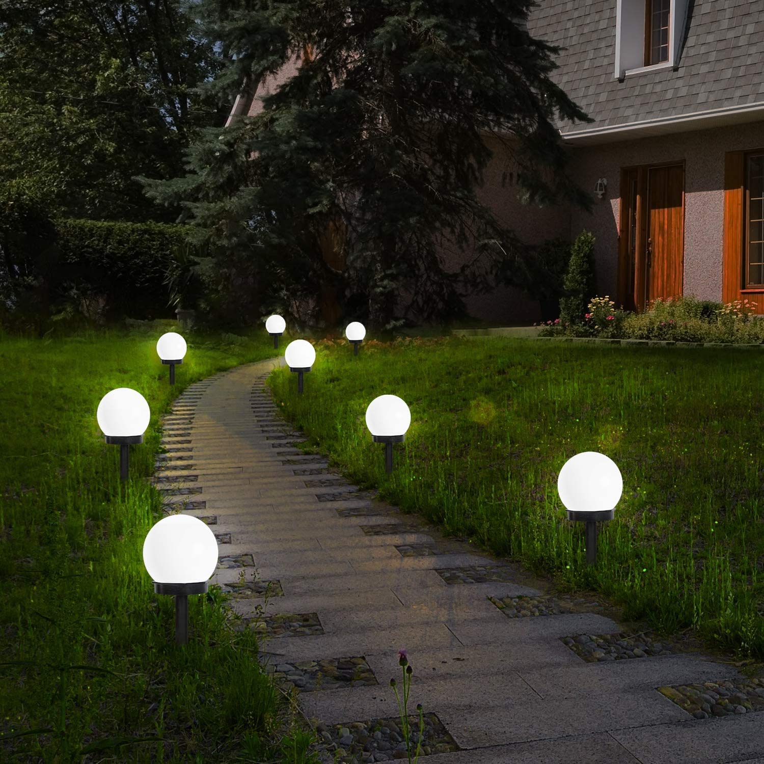 Paquete De 16 Luces Solares Para Terraza, Impermeables, LED, Para