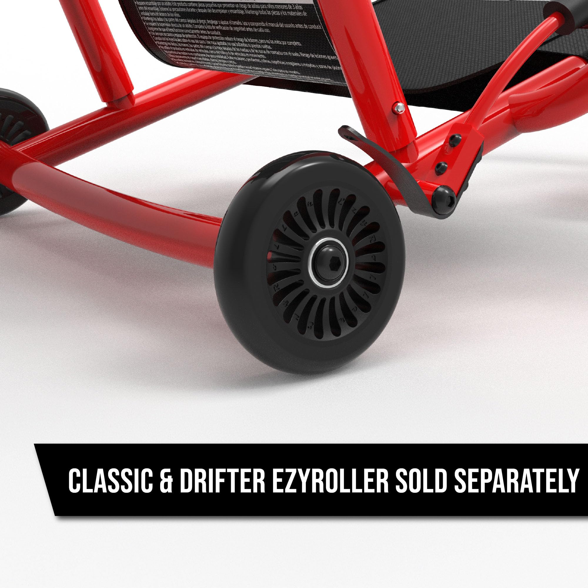 EzyRoller Rolki zapasowe Classic Drifter Stunt Scooter Kółka zapasowe do pojazdu zabawnego | Zestaw 3 szt. czarne