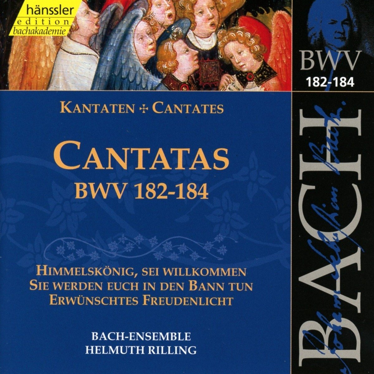 Bach: Cantatas, BWV 182-184 (Edition Bachakademie Vol 55) /Rilling