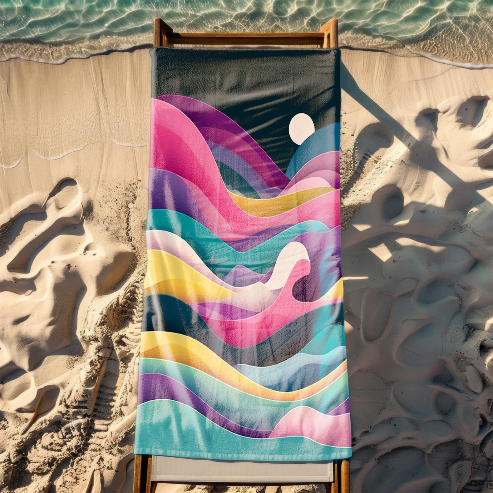Telo Mare Microfibra Grande 200X200 Verde Nero Astratto Telo da Mare Matrimoniale Xxl,Ad Asciugatura Rapida, Telo Bagno Senza Sabbia,Spiaggia, Campeggio, Escursionismo, Picnic